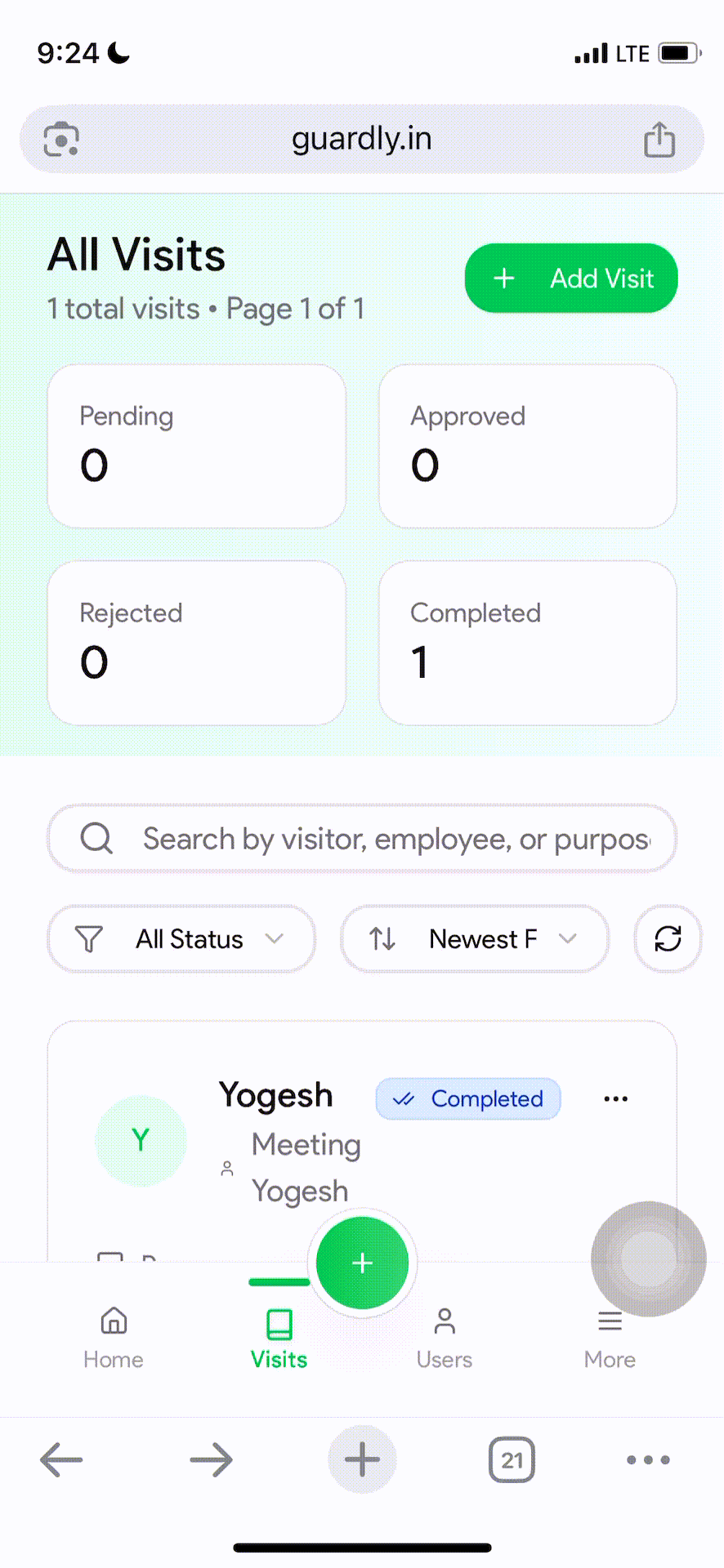Feature 1: Smart Visitor Management